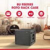SKB 8U Roto Rack Case - Durable Polyethylene Gear Protector, Stackable, Waterproof with Twist Latches & Rubber Feet for Musicians, Black - 2 of 4