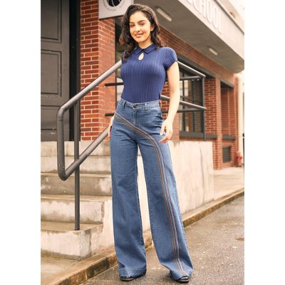 Rainbow With Me Wide-Leg Jeans - image 3