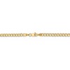 Black Bow Jewelry 3.35mm, 14k Yellow Gold, Hollow Curb Link Chain Bracelet - 3 of 4
