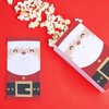 Big Dot of Happiness Jolly Santa Claus Popcorn Bags, Christmas Party Favor Snack Treats, Free-Standing Individual White Paper Bags - 25 Count - 2 of 4
