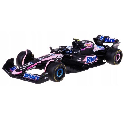 Alpine A524 #10 Pierre Gasly "BWT" " F1 World Championship" (2024) w/Figure and Case 1/43 Diecast Model Car by Bburago