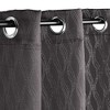 Modern Farmhouse Textured Waves Room Darkening Blackout Curtains, Set Of 2,  52 X 108, Charcoal - Blue Nile Mills : Target