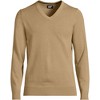 Lands' End Men's Fine Gauge Cotton V Neck Sweater - 3 of 3