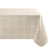 Elrene Windowpane Plaid Grid Printed Vinyl Indoor/Outdoor Tablecloth - Elrene Home Fashions - 2 of 4