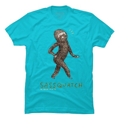 Men's Design By Humans Sassquatch By SophieCorrigan T-Shirt