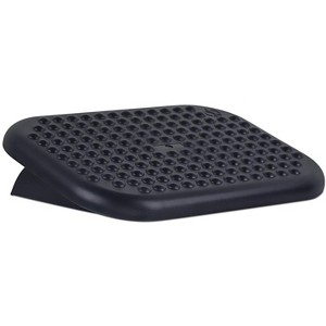 Mount-It! Ergonomic Foot Rest Under Desk | Adjustable Tilt Footrest w/ Textured Massage Surface | Work Footstool Under Office Desk Foot Support, Black - 1 of 4