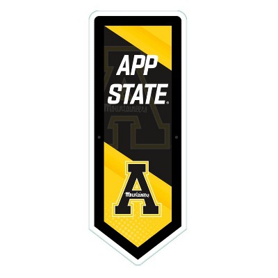 Evergreen Ultra-Thin Glazelight LED Wall Decor, Pennant, Appalachian State University- 9 x 23 Inches Made In USA
