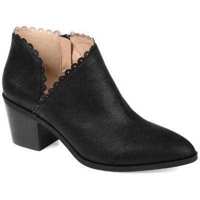 Journee Collection Women's Tessa Inside Zip Stacked Heel Booties