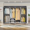 VIPEK V40C Plus Heavy Duty Clothes Rack with Cover, Extra Large Covered Wardrobe Closet Black Rack with Polyester Fabric Cover, Max Load 1300lbs - 2 of 4