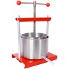 BestParts 0.53 Gallon Stainless Steel Manual Fruit Wine Press – Juice Extractor for Fruits, Vegetables, Wine, and Olive Oil - 3 of 4