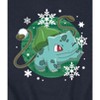 Men's - Pokémon - Bulbasaur Snowball Fight Graphic Fleece Sweatshirt - 2 of 4