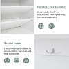 Modern Hall Tree Bench, 3 Hooks & Shoe Storage Combo, 5-in-1 Entryway Solution with Comfortable Cushion for Home Organization - 3 of 4