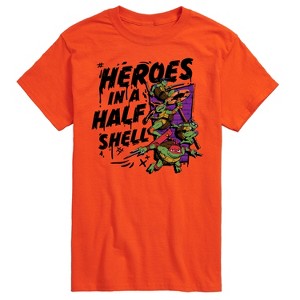 Men's - Teenage Mutant Ninja Turtles Mutant Mayhem - Heroes In A Half Shell Short Sleeve Graphic T-Shirt - 1 of 4
