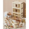 Lycvki 1 Door Foldable Transparent Large Capacity Cosmetics Storage Box with 3 Drawers - 2 of 4