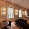 CityFurn Modern 30" Gold Large Clear Glass Wall Sconces with Water Ripple - 4 of 4
