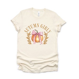 Simply Sage Market Women's Coquette Autumn Girly Short Sleeve Graphic Tee - 1 of 4