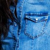 Women's Chambray Pearl Snap Shirt - Q2 - 4 of 4