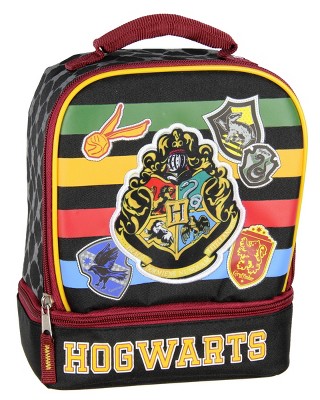 Harry Potter Lunch Box Kit Dual Compartment Insulated Hogwarts Crest  Multicoloured : Target