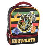 Harry Potter Lunch Box Kit Dual Compartment Insulated Hogwarts Crest Multicoloured