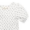 Hope & Henry Girls' Organic Bubble Sleeve Knit Peplum Top, Kids - 2 of 4