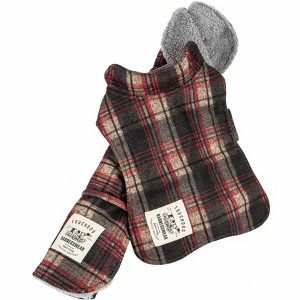 Touchdog (R) 2-In-1 Tartan Plaid Dog Jacket and Matching Reversible Dog Mat - 1 of 4