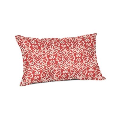 Casual Cushion Patterned 1-Piece Indoor/Outdoor Lumbar Pillow, 19"W x 12"L