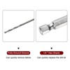Unique Bargains M35 High Speed Steel Titanium Coated 1/4" Hex Shank Drill Bits 4 Pcs - 4 of 4