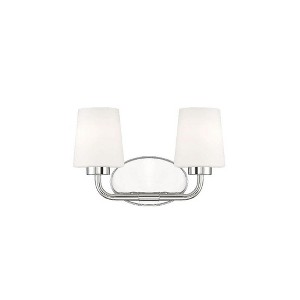 Savoy House Capra 2 - Light Vanity in  Polished Nickel - 1 of 4
