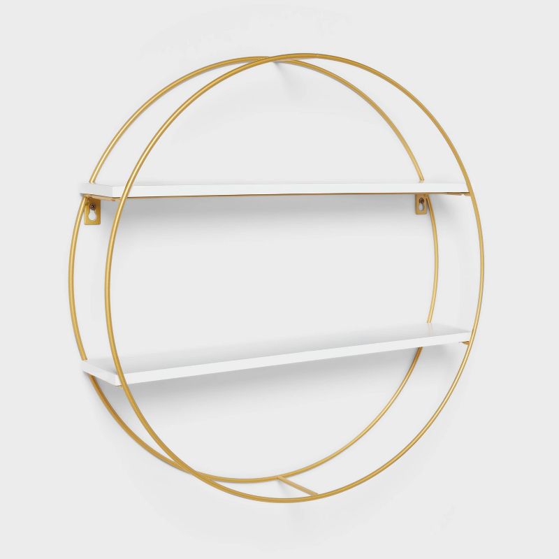 Kids&#39; Round Shelf with Gold Wire - Pillowfort&#8482;, 1 of 10