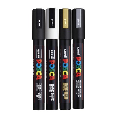 Uni Posca 8pk Pc-3m Water Based Paint Markers Fine Tip 0.9 -1.3mm In ...