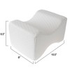 Foam Knee Pillow Spacer Cushion For Pain Relief, Support and Alignment in Back, Knees, Legs, Hip- Ideal for Side Sleepers By Fleming Supply - image 3 of 4