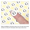 Unique Bargains Scrapbooking Crafts Round Self-Adhesive Alphabet Letter Stickers 15 Pcs - 3 of 4