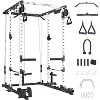 2000 LBS Power Cage,Multi-Function Power Rack with Cable Cross-Over System,Squat Rack with LAT Pull Down System for Home Gym - 4 of 4