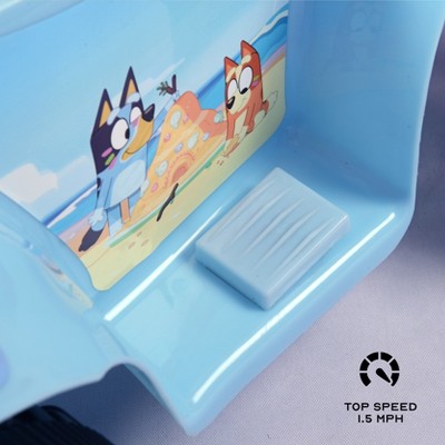 Bluey 6V Light Blue and Purple Kids Quad