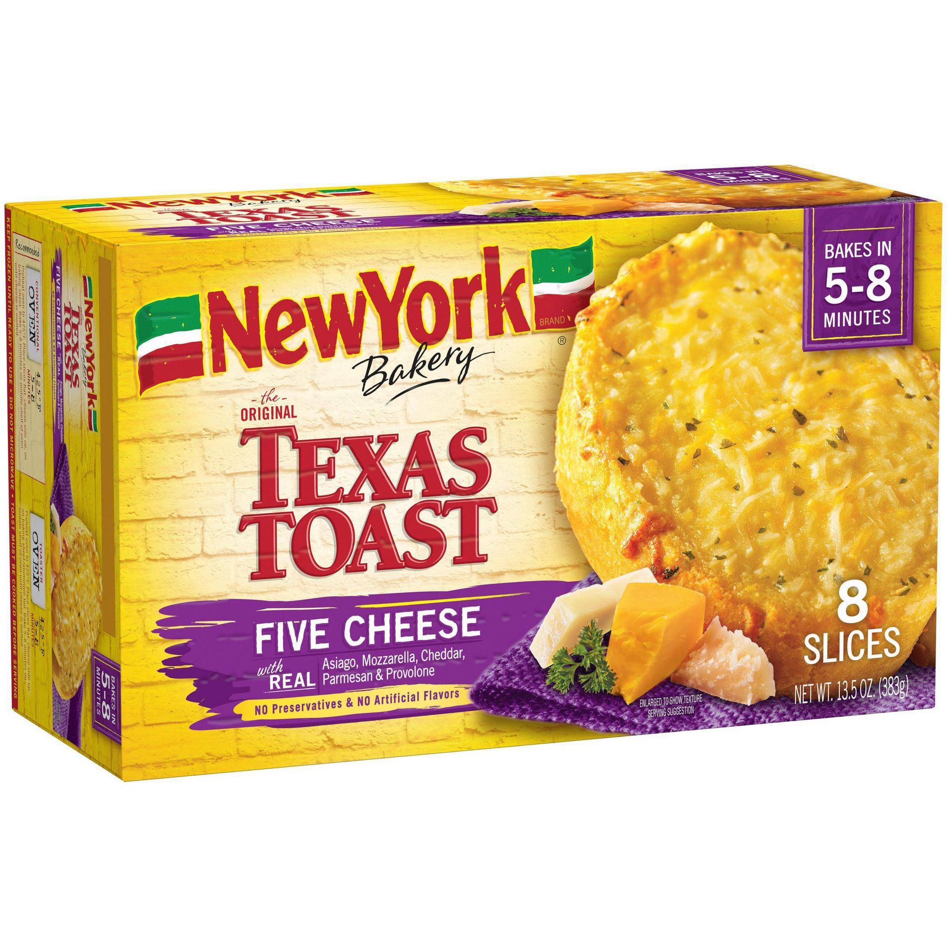 New York Bakery Frozen Five Cheese Texas Toast - 13.5oz