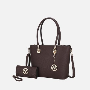 MKF Collection Vanessa Women's Fashion Tote & Wallet Set Handbag by Mia K - 1 of 4
