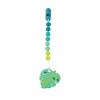 Nuby Silicone Teether With Silicone Bead Pacifinder - Tropical Leaf ...