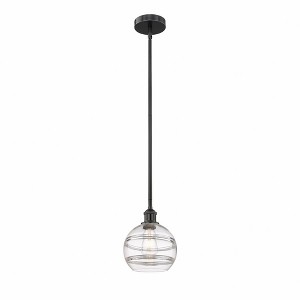 Rochester - 1 Light Stem Hung Mini Pendant In Industrial Style-9.38 Inches Tall and 8 Inches Wide - 1 of 1