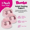 Bumbo Infant Floor Seat Baby Sit Up Chair with Adjustable Safety Harness, 3 Pack - image 2 of 4