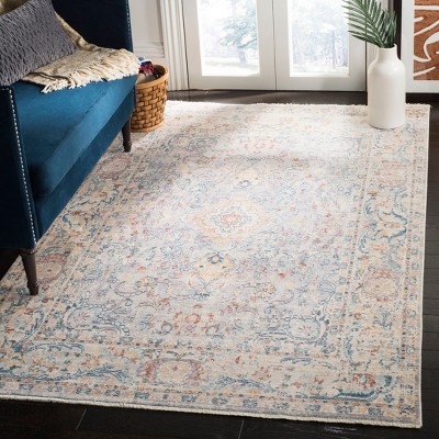 Hand-Knotted Gray Wool and Viscose Rectangular Rug