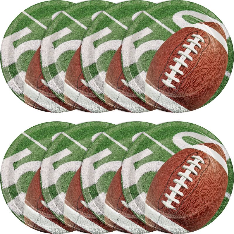 24ct Football Party Dessert Plates, 2 of 5