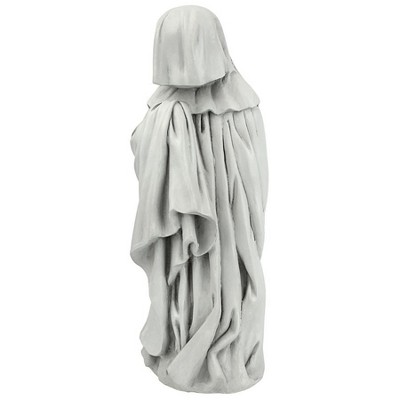 Medium Gray Resin French Pleurant Weeper Statue