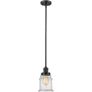 Canton - 1 Light Stem Hung Mini Pendant In Industrial Style-10 Inches Tall and 6.5 Inches Wide - 1 of 1