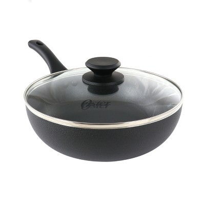 Brentwood Wok W/ Lid Aluminum Non-Stick 10