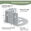 Faunna Bed Lock Sheet Holders, Upgrade Straps Keep Sheets Firm & Tight, Fitted Sheet Clips for Corners, Easy One-Time Installation, Grey - 2 of 4