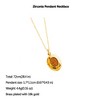 Anna-Kaci Women's Zirconia Pendant Necklace - 4 of 4