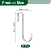 Unique Bargains J-Shaped Stainless Steel Durable Rust-Resistant Hook 10 Pcs - 2 of 3