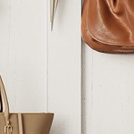 white against dark brown