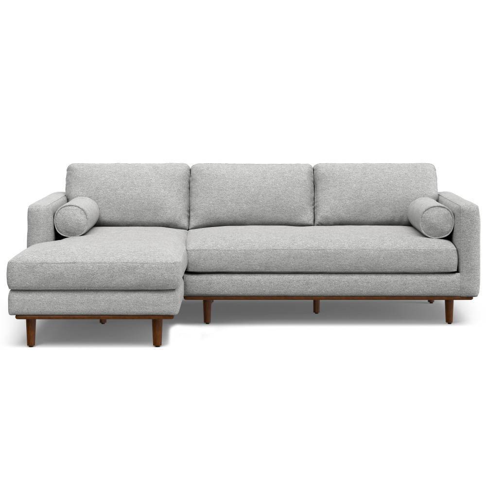 Photos - Sofa WyndenHall Brixley Mid Century Left Sectional Mist Gray