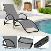 Tangkula 2-in-1 Outdoor Rocking Chair Convertible Lounge Chair with 4-Position Adjustable Backrest Curved Armrests - 4 of 4